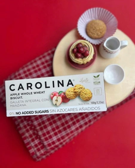 0% Cookie – No Added Sugars, Whole Wheat with Apple. Vegan